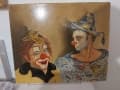 Tasación de la Pintura sobre Lienzo de los Años 1980: Una Visión General de la Obra Mazé dos Clowns