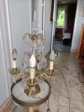 Tasación Peritaje: La Lámpara Candelabro Invertido en Bronce en Estado Excepcional.