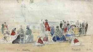 Dibujo de Eugène Boudin: peritaje y tasación