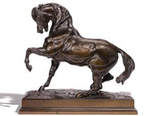 Escultura Caballo Antoine-Louis Barye: peritaje y tasación