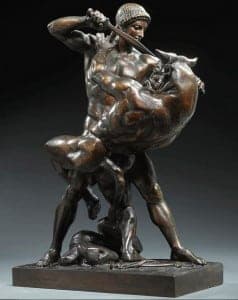Escultura Teseo Antoine-Louis Barye: peritaje y tasación Escultura Teseo Antoine-Louis Barye: peritaje y tasación