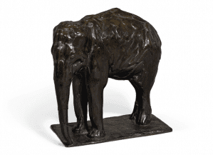 Escultura Elefante Rembrandt Bugatti: peritaje y tasación