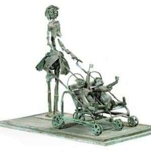 Escultura de bronce Louis Cane: peritaje y tasación