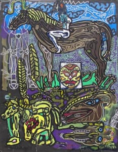 Dibujo de Robert Combas: peritaje y tasación