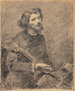 Dibujo de Gustave Courbet: tasación gratuita