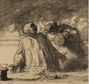 Dibujo de Honoré Daumier: tasación gratuita Dibujo de Honoré Daumier: tasación gratuita