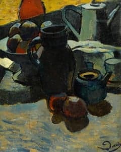 Tabla Naturaleza muerta André Derain: peritaje y tasación