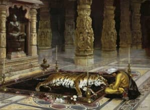 Cuadro Tigre Rudolf Ernst: peritaje y tasación Cuadro Tigre Rudolf Ernst: peritaje y tasación