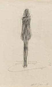 Dibujo de Alberto Giacometti: tasación gratuita