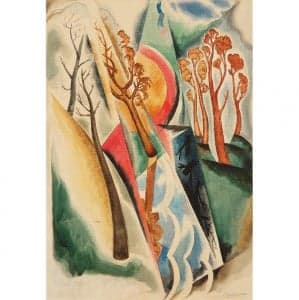 Dibujo de Natalia Gontcharova: peritaje y tasación