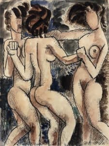 Dibujo de Marcel Gromaire: peritaje y tasación Dibujo de Marcel Gromaire: peritaje y tasación