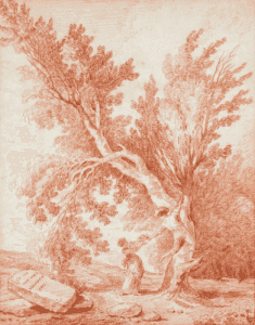 Dibujo de Hubert Robert: peritaje y tasación Dibujo de Hubert Robert: peritaje y tasación