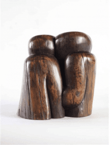 Escultura pareja Wang Keping: peritaje y tasación