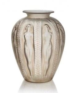 Vaso René Lalique: peritaje y tasación