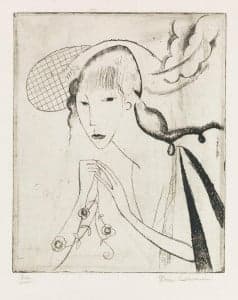 Gravado Litografía Marie Laurencin : peritaje y tasación