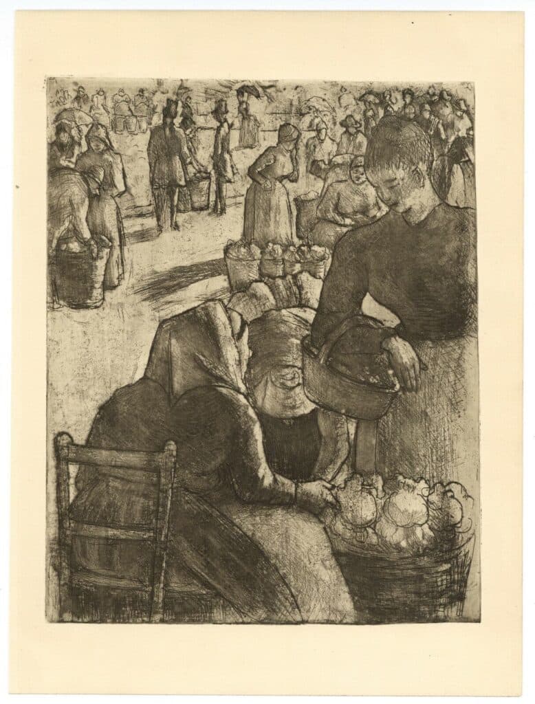 Grabado Litografía Camille Pissarro: peritaje y tasación Grabado Litografía Camille Pissarro: peritaje y tasación