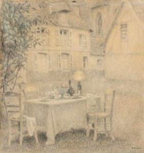 Dibujo de Henri Le Sidaner: tasación gratuita Dibujo de Henri Le Sidaner: tasación gratuita