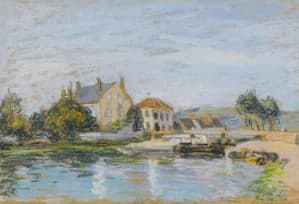 Dibujo de Alfred Sisley: peritaje y tasación Dibujo de Alfred Sisley: peritaje y tasación
