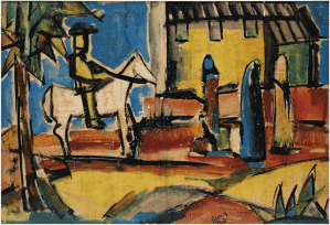 Gouache acuarela Francis Newton Souza: peritaje y tasación