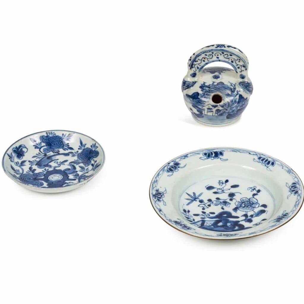 Porcelana azul y blanca