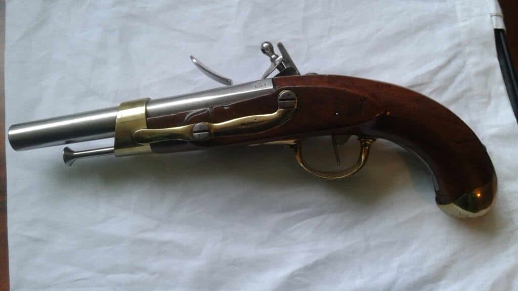 Tasación de una pistola de caballo datada en 1814
