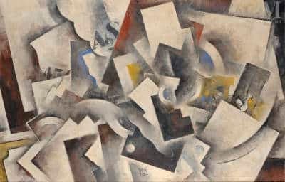 Tasación de una composición cubista sobre lienzo de Robert Marc (1943-1993)