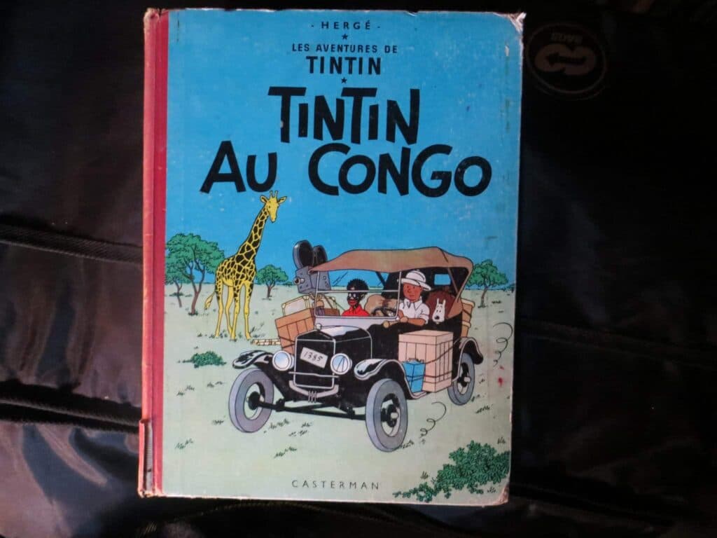 Tasación de una BD de Tintín en el Congo