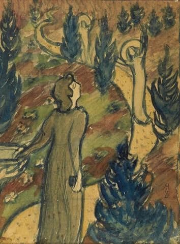 Adjudicación en 25 000 euros de una acuarela de Maurice Denis