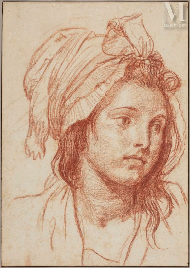 Dibujo de Jean-Baptiste Greuze: peritaje y tasación