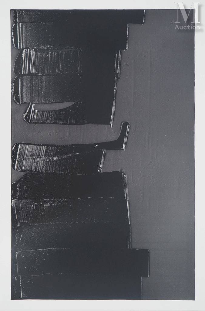 Pintura Pierre Soulages: peritaje y tasación en el mercado del arte