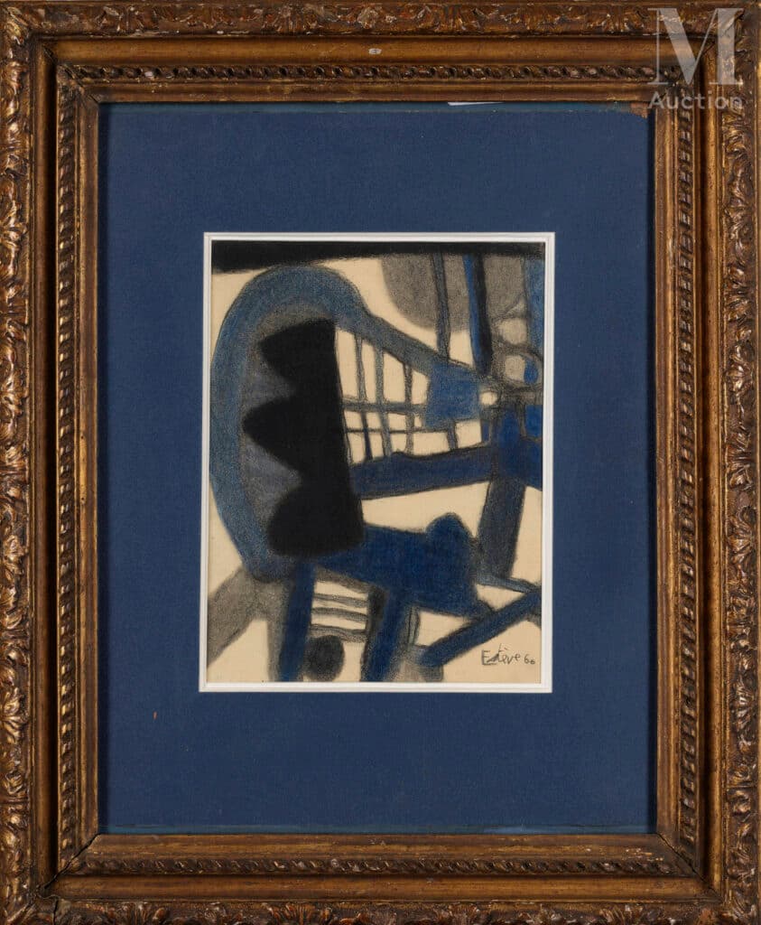 Dibujo de Maurice Estève: tasación gratuita Dibujo de Maurice Estève: tasación gratuita