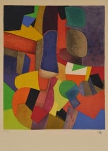 Litografía de Maurice Estève: peritaje y tasación Litografía de Maurice Estève: peritaje y tasación
