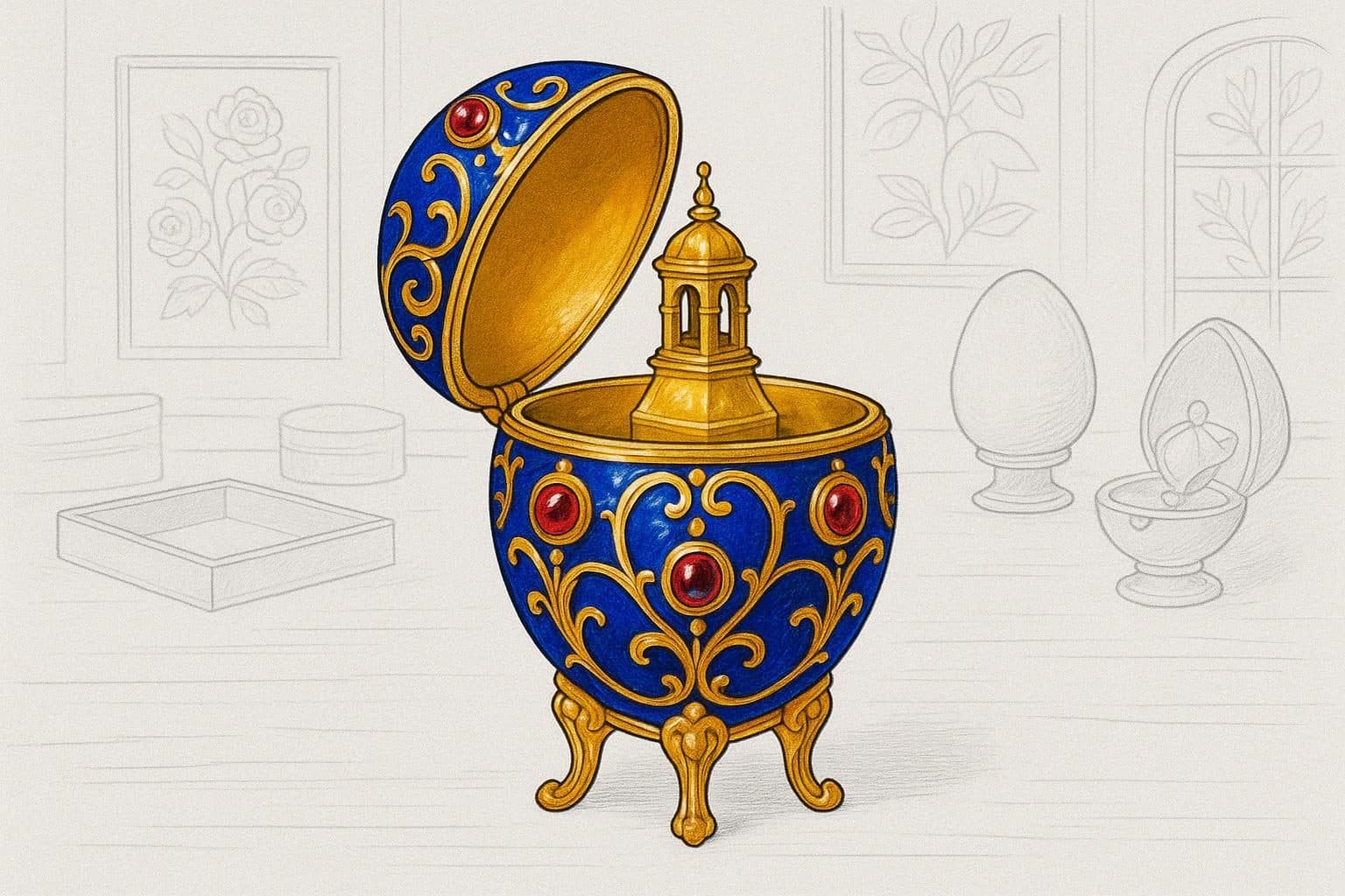 Huevos Fabergé y otras creaciones
