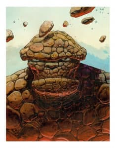 Tasación Dibujo – Moebius, Dibujo Original Formato Pasa, Pastel Graso — 2