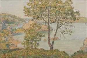 Acuarela Henri Rivière Acuarela Henri Rivière