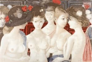 Grabado Litografía Paul Delvaux: tasación gratuita Grabado Litografía Paul Delvaux: tasación gratuita