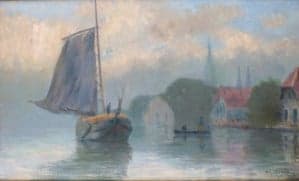 Pintura Port Albert Lebourg: peritaje y tasación Pintura Port Albert Lebourg: peritaje y tasación