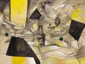 Tabla de Roberto Matta: peritaje y tasación Tabla de Roberto Matta: peritaje y tasación