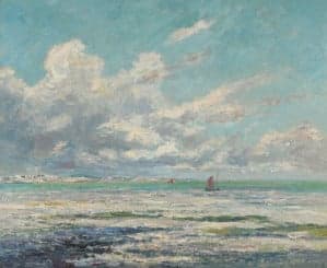 Cuadro Bretaña Maxime Maufra: peritaje y tasación Cuadro Bretaña Maxime Maufra: peritaje y tasación