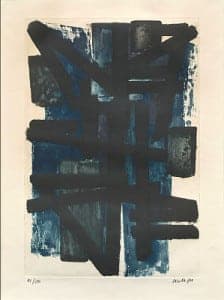 Lithografía Grabado Pierre Soulages: peritaje y tasación en el mercado del arte Lithografía Grabado Pierre Soulages: peritaje y tasación en el mercado del arte