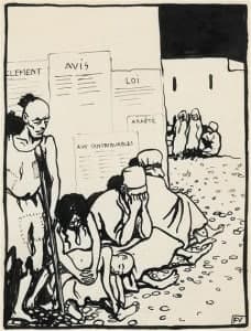 Dibujo de Félix Vallotton: peritaje y tasación Dibujo de Félix Vallotton: peritaje y tasación