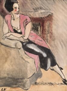 Dibujo de Louis Valtat: tasación gratuita Dibujo de Louis Valtat: tasación gratuita