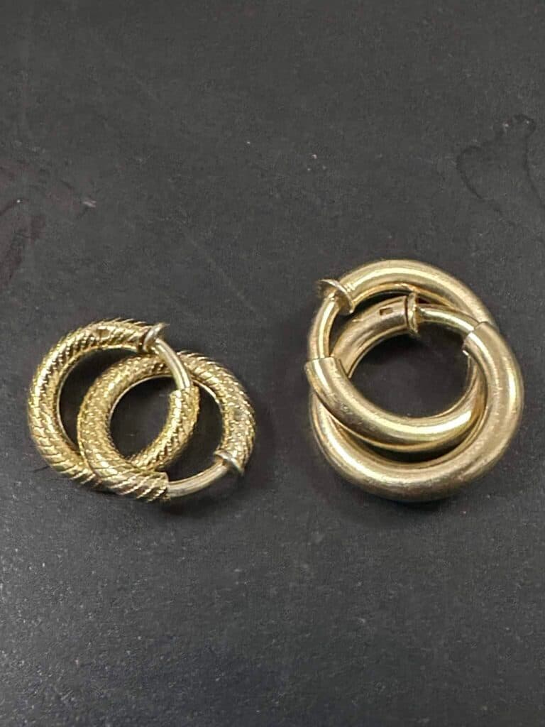 Tasación Joyas: 2 Pares de Pendientes con Punzones Pu Toc – Ver Fotos