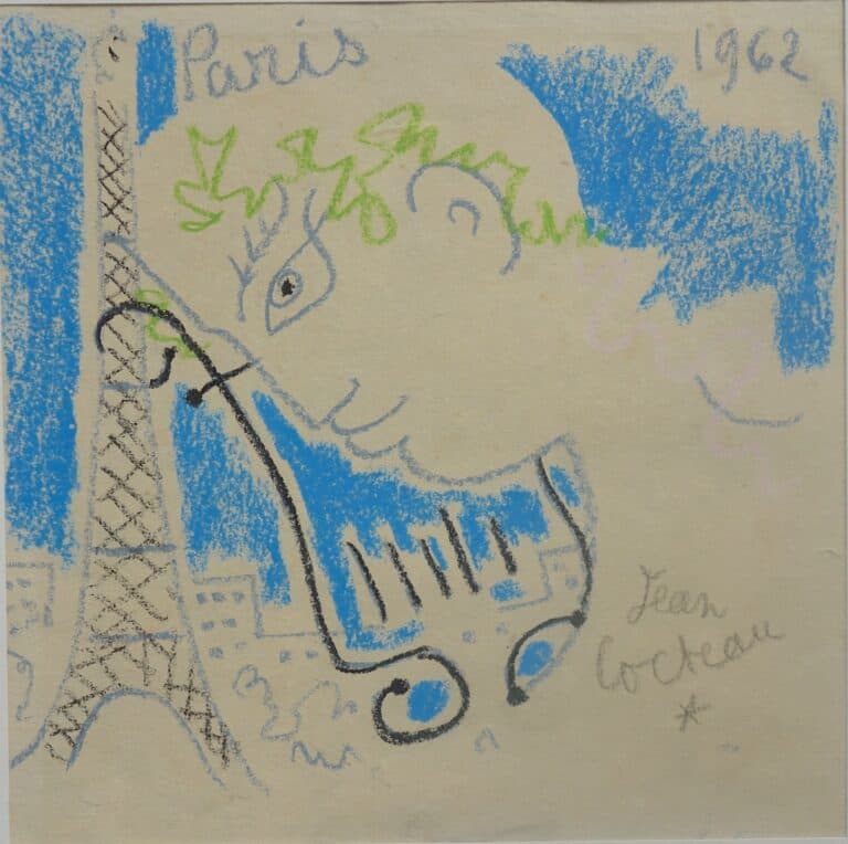 Dibujo de Jean Cocteau Dibujo de Jean Cocteau