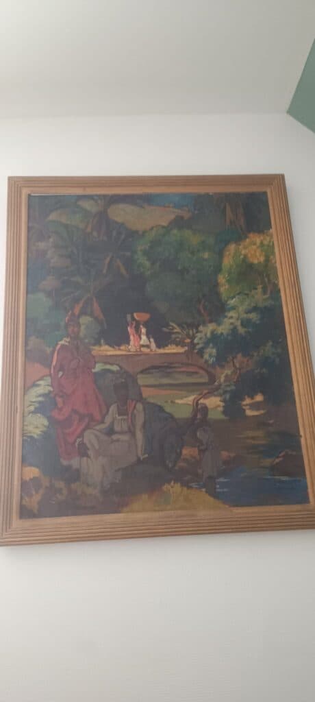 Tasación de valor para un cuadro familiar de Jean Baldoui datado en 1930