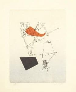 Grabado de Yves Tanguy: tasación gratuita