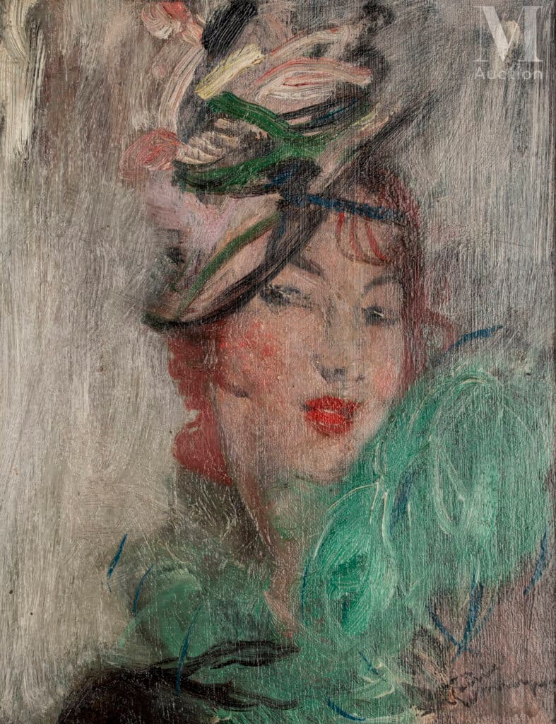 Pintura de Jean-Gabriel Domergue: peritaje y tasación Pintura de Jean-Gabriel Domergue: peritaje y tasación