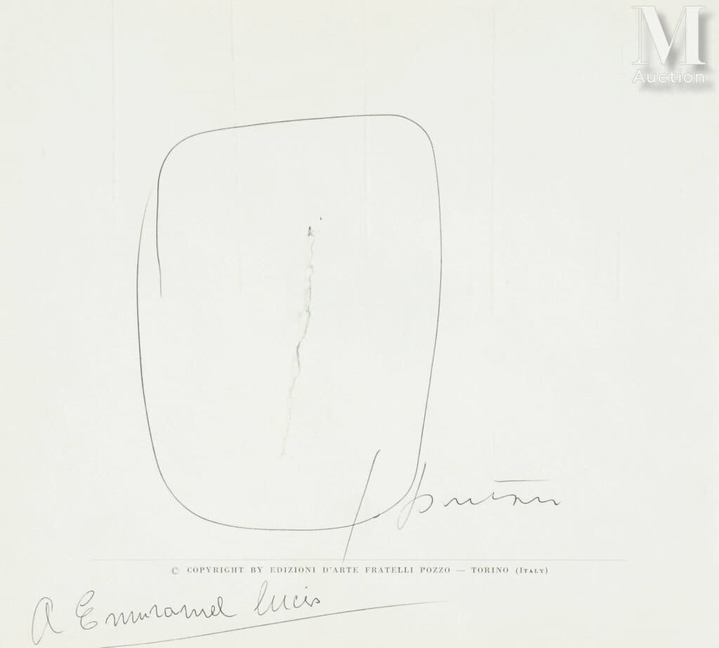 Dibujo de Lucio Fontana: tasación gratuita Dibujo de Lucio Fontana: tasación gratuita